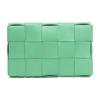 Bottega Veneta Cassette Bag Fountain/Silver Women Bags Blue 578004-VMAY1-3801