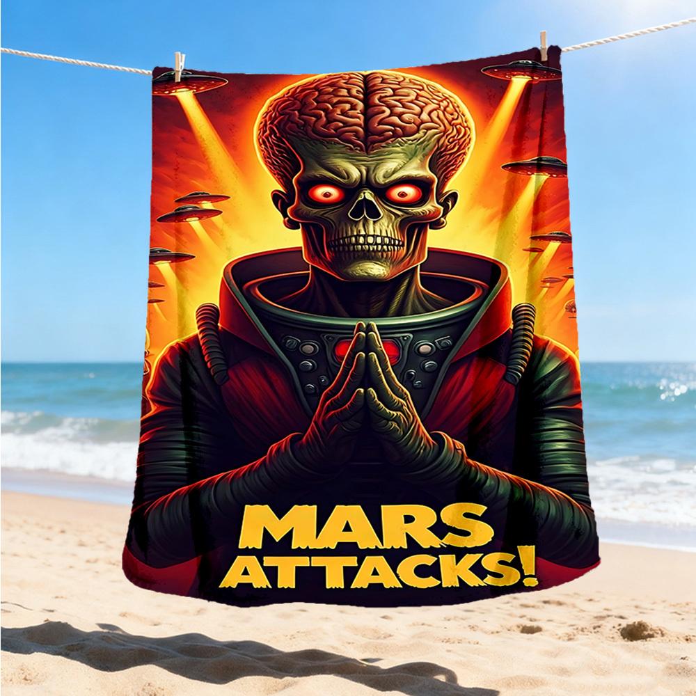 

1pc Mission Impossible Outdoor Flannel Blanket, Cozy & Warm Soft Te Playful Design, Napping Camping, 80x120cm