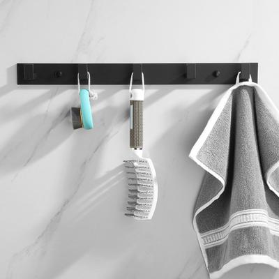 Gancho de pared para colgar con perforación libre, autoadhesivo, fuerte capacidad de carga, fácil instalación, para abrigos, sombreros, toallas