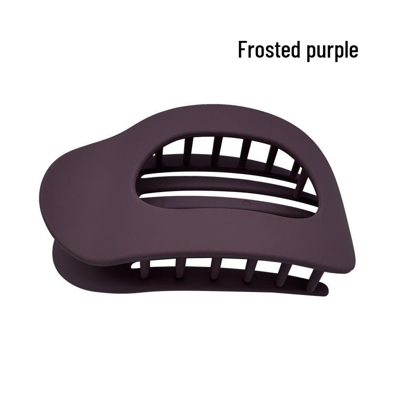 Curved Oval Updo Hair Claw - Temperament Shark Clip
