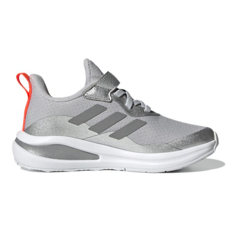 New Adidas Fortarun El K Slip-Resistant Low-Top Kids' Running Shoes Bright Silver Kids' GY0226