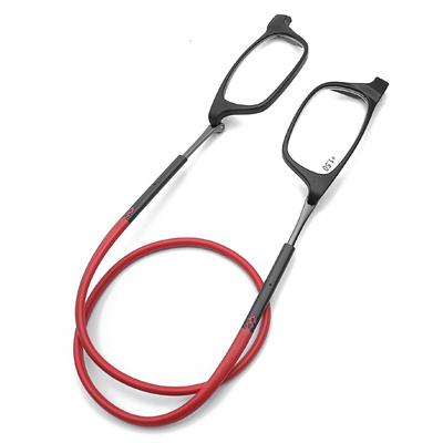 MGHBHS wysokiej klasy TR magnetyczne pochłanianie wiszące na szyi okulary do czytania dla mężczyzn i kobiet przenośne magnetyczne okulary do czytania