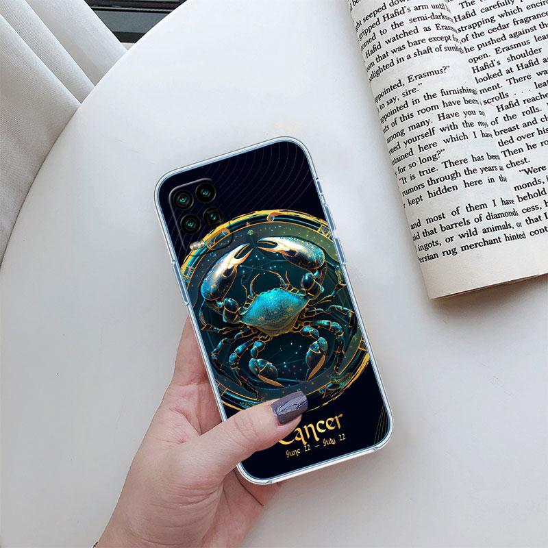 12 Constellation Card Transparent Phone Case for LG K22 K30 K40 K40S K41 K42 K50 K50S K51 K51S K52 K61 K62 K71 K92 Q61