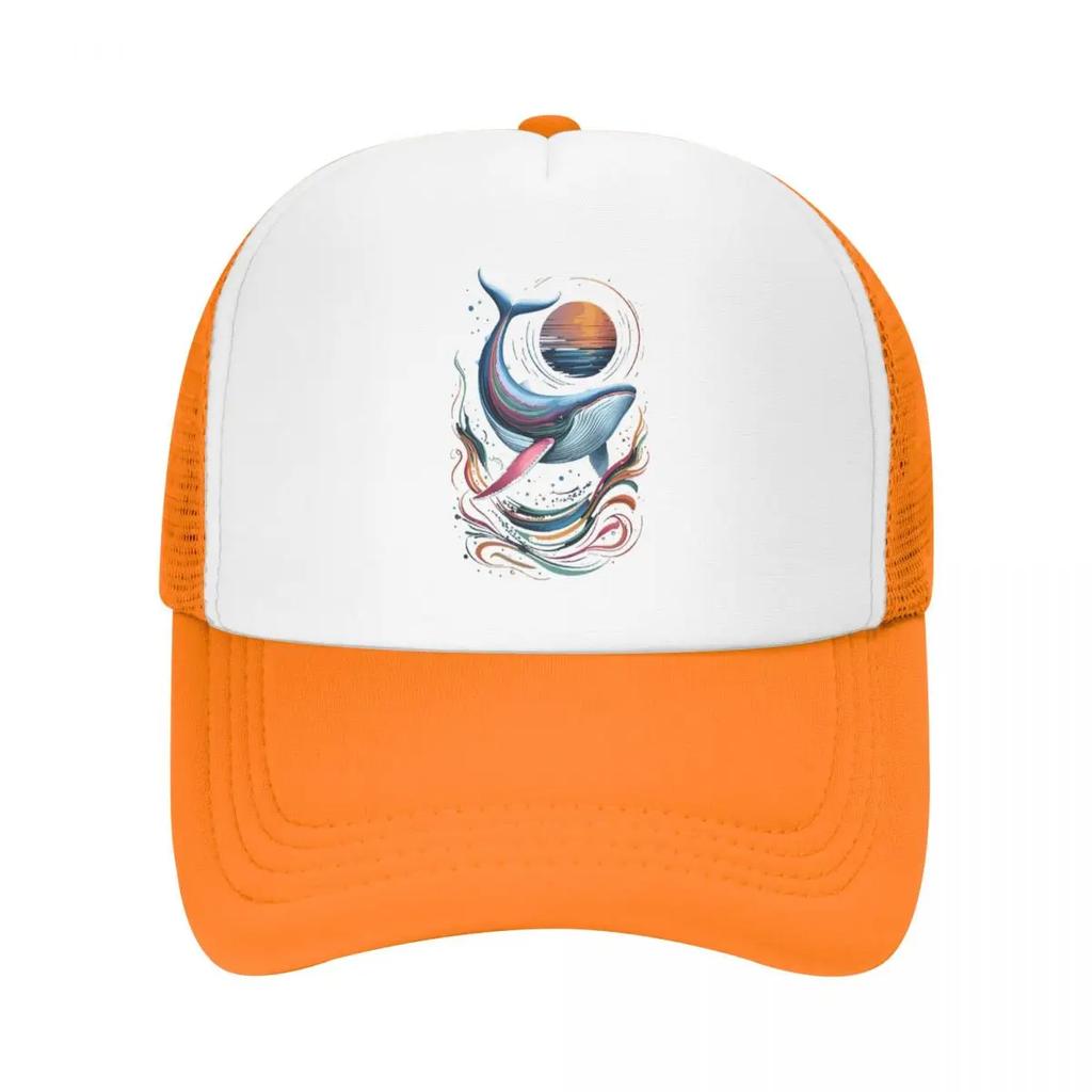 Killer Whale Very Long,body Paint In Layers Upon Layers Of Different Cap Mesh Baseball Caps Adjustable Hat Hip Hop Baseball Hats