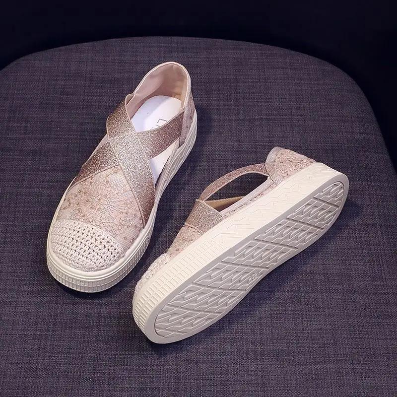 Fashion Light Fashion 2025 Hollow Summer Women's Shoes High Quality Casual New Arrival Designer Luxury Offers 39 Ladies Footwear On Sale