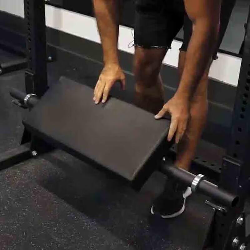 WEZHO Squat Rack & Barbell Hip Thrust Pad