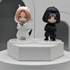 8Pcs/Set Anime NARUTO Action Figures Model Naruto Sasuke Kakashi 8cm Doll Costume Design PVC Collection Ornament Toys