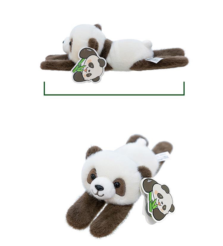 Adorable Panda Snap Bracelet & Magnet Plush Doll Gift for Kids