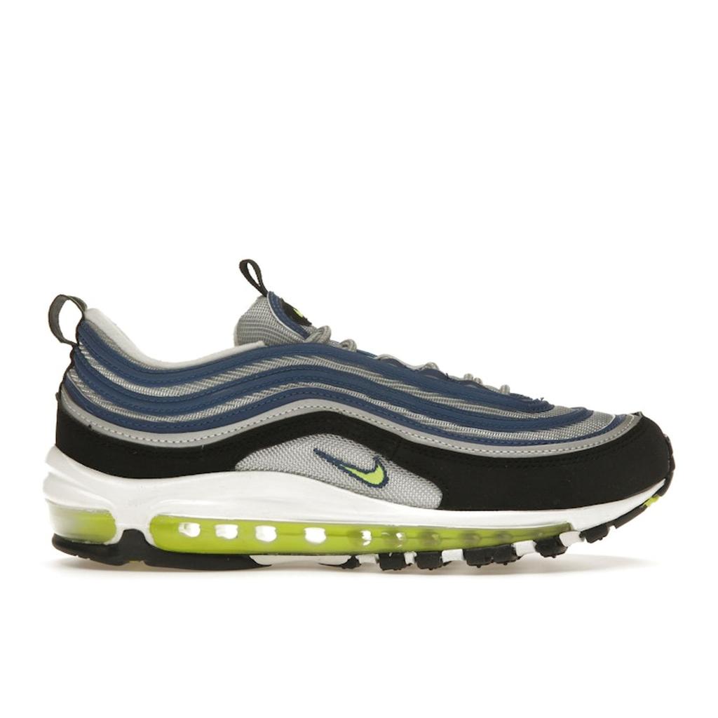 Nike Air Max 97 OG Atlantic Blue Damen Sneaker Metallic-Silber Schwarz Voltage-Gelb DQ9131-400