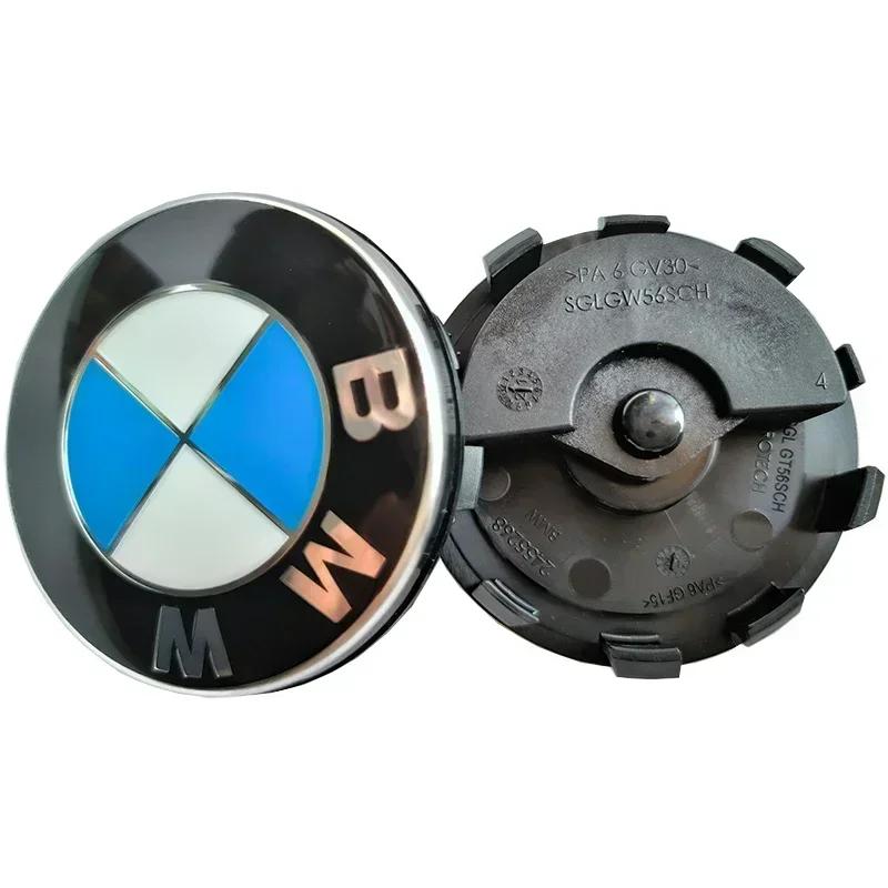 Nové 4 ks 56mm 68mm Plovoucí středové krytky kol Pro BMW G11 G12 G30 G31 G32 G38 G01 G08 G02 G05 F45 F46 F52 F48 F49 F39 Auto Ac