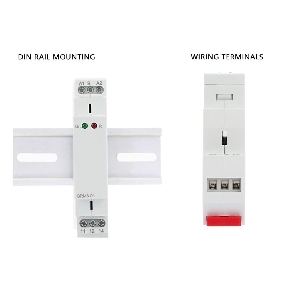 AC/DC12-240V Electronic Impulse Relay Impulse Latching Relay  Electrical Systems