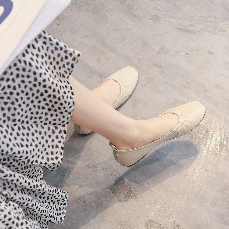 Doudou Shoes Casual Women's Work Soft-soled Shoes Super Soft Flat-soled Single Shoes Grandma Shoes Office Workers Pregnant Women Soft-soled Small