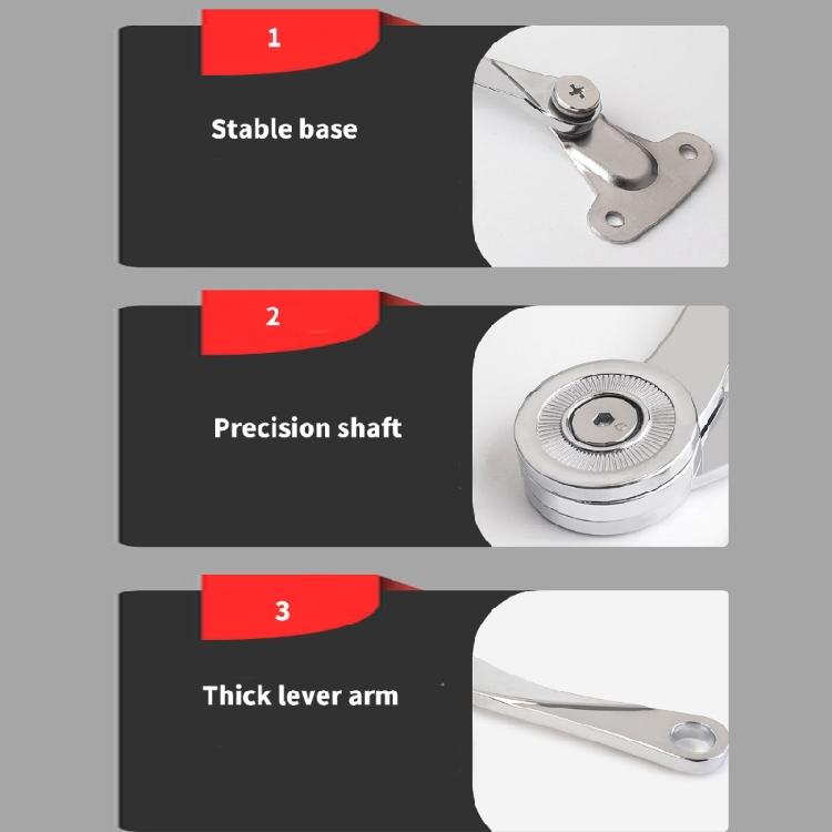 2Pcs Heavy Duty Lid Support Hinges Soft Close Lid Support Hinges Replacement Soft Close Chest Hinge for Kitchen Cabinet