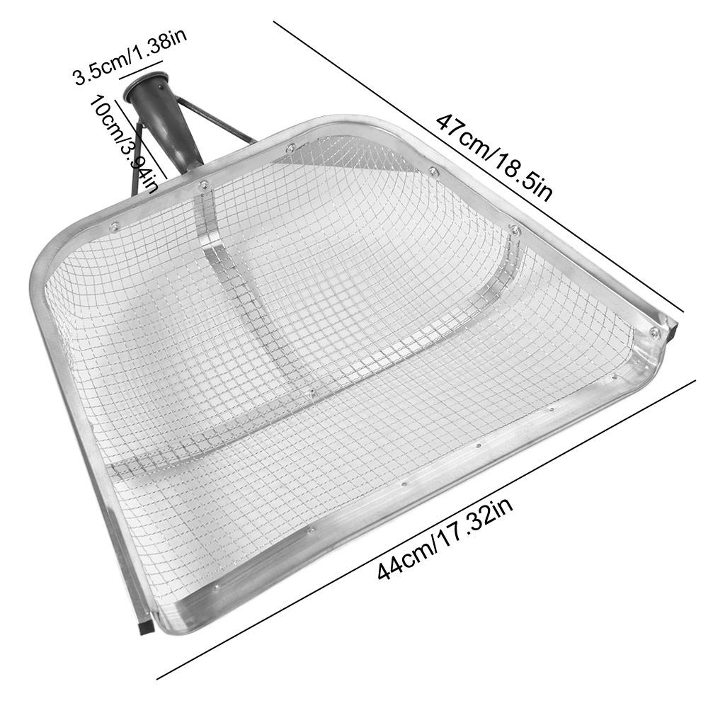 Filter Mesh Leakage Sieve Filter Essential Tool Sand Stone Sieve Iron Shovel Tool Farming