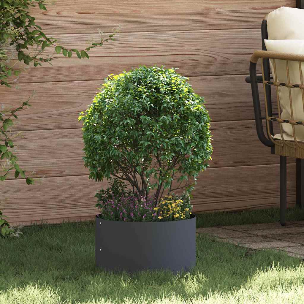 Plant Ring Anthracite 30 X 30 X 20 Cm Cold Rolled Steel