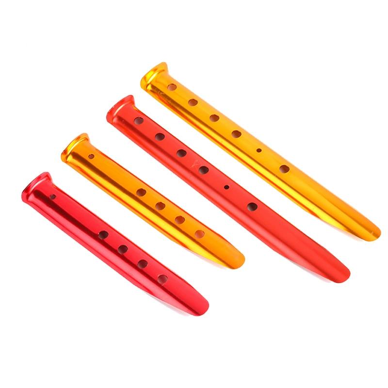 6pcs Outdoor Beach U-Shape Tent Stakes Camping Tent Pegs Tools for Camping Hiking Beach Snow Sand Ground Tarp Accessories