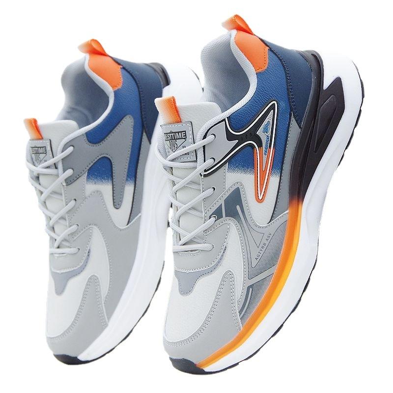 Ultra-light running shoes autumn new leather waterproof student sports shoes casual shoes