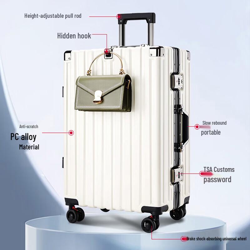 ZMN Aluminum Frame Hardshell Luggage
