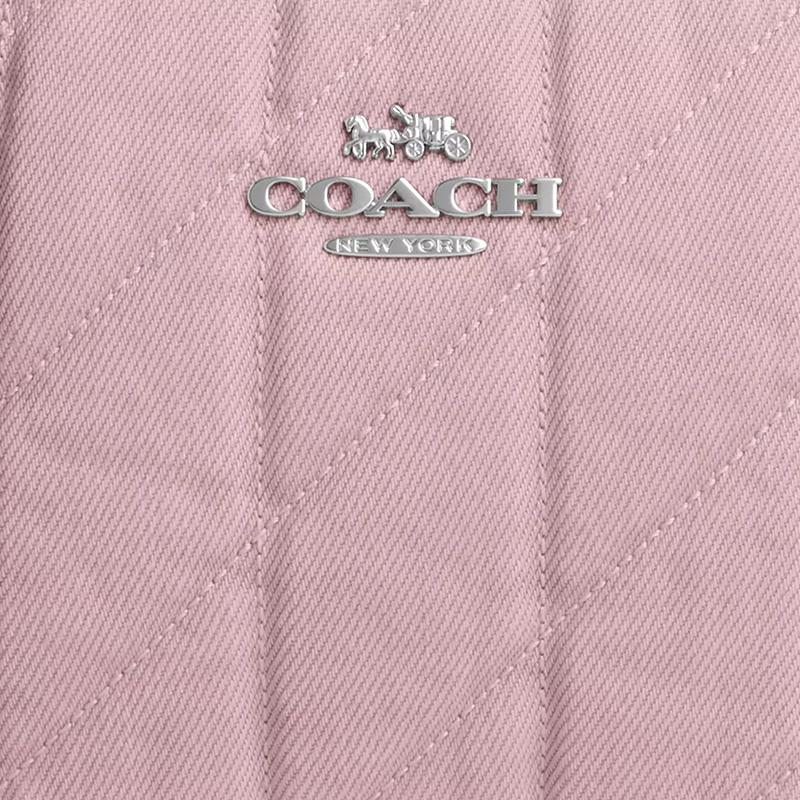 Coach Logo Denim Small Shoulder Crossbody Bag Women Bags Pink CBR08-SVY2V