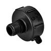 High Quality Practical Industry Outdoor Home Drain Adapter Adapter Black HDPE Material Parts With Sealing Ring