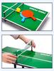 Mini Table Tennis Home Includes and Set, Wooden, Use, Children's, Rackets, Balls, Table, Net.
