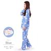 SAZAC 50th Anniversary Hello Kitty Shirt Long Sleeve and Pants Jersey Cotton Hello Kitty Mimmy Women's Pajamas, Set, Loungewear, & (Blue/M/SAN1740)