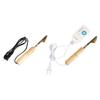Wood Handle Household Electric Iron Leather Clothing Shoes Wrinkle Removal Tool