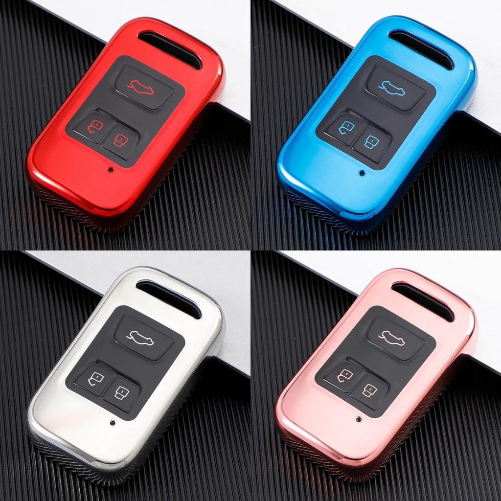 New TPU Car Remote Key Fob Cover for Chery Tiggo 3 5X 4 8 Glx 7 2019 2020 Arrizo for Cheri Tiggo 8 Case Holder Protector Accessories