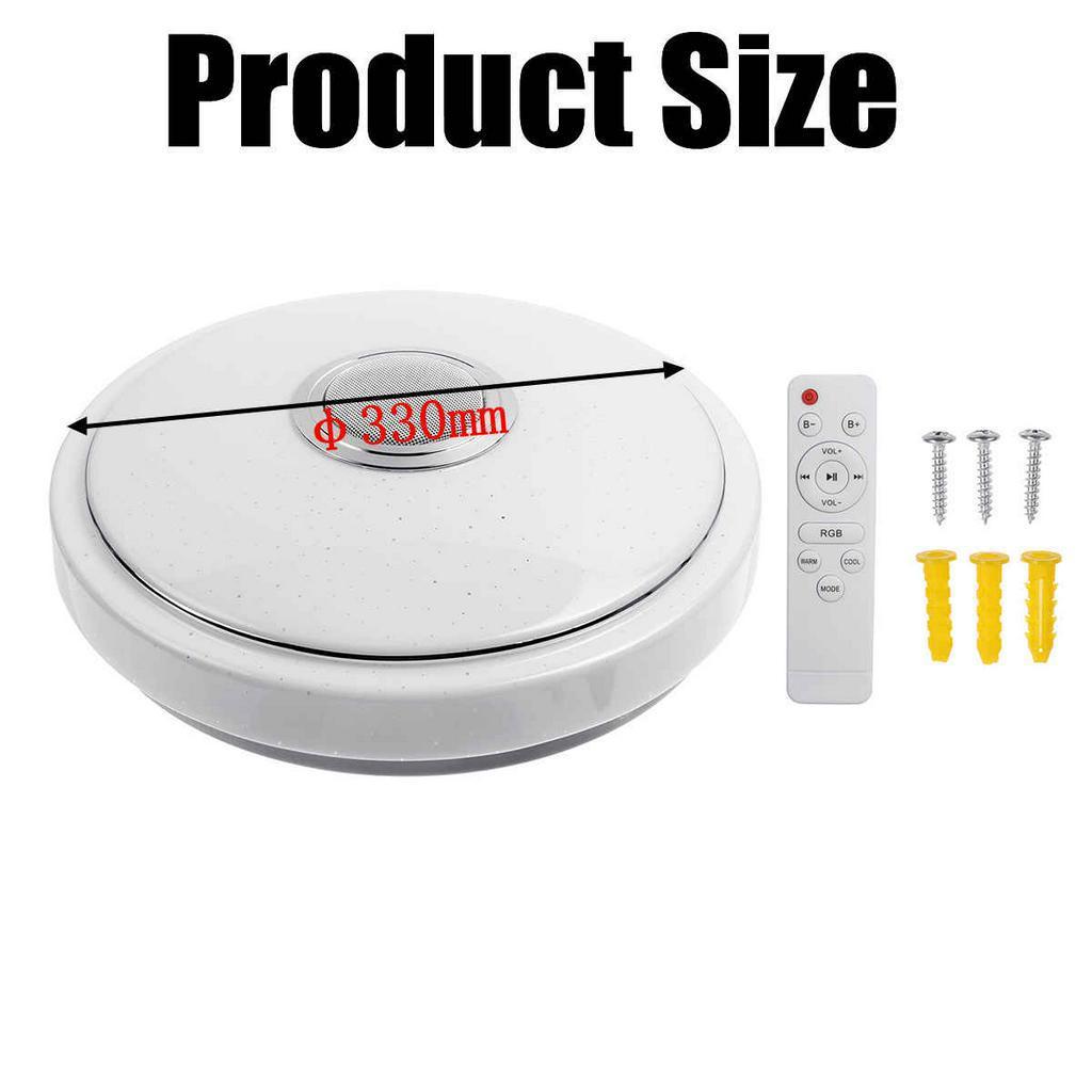 100W IP20 Modern LED Smart Ceiling Light APP Intelligent Control Ceiling Lamp RGB Dimming bluetooth Music Light Home Colorful Light