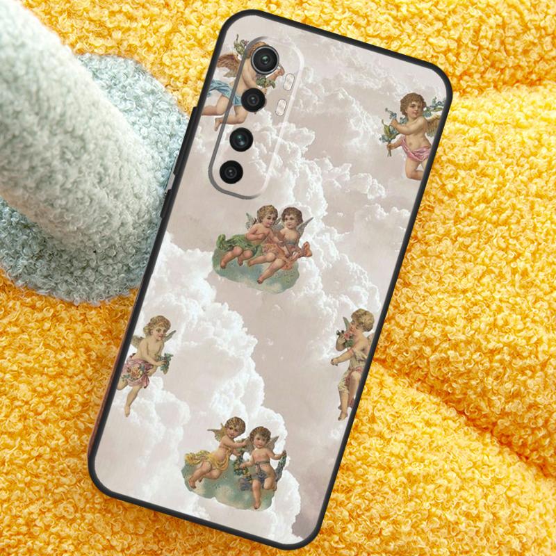 Cute Angels Aesthetic Aesthetics Case For Xiaomi 17 Pro Max 13 14 15 Ultra 13T 14T 15T Cover For POCO X7 X5 X6 F5 F6 F7 F8 Pro