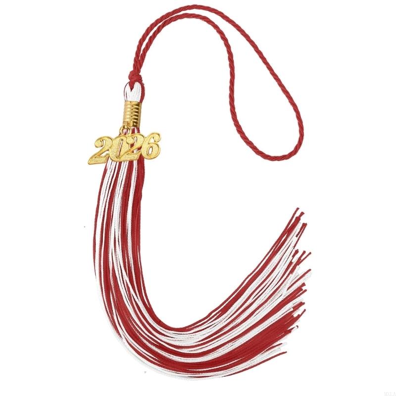 MXLA 2026 Graduation Tassels With Year Charm Class of 2026 Graduation Hat Decoration