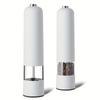 1/2pcs Automatic Salt Pepper Grinder Set Adjustable Coarseness One-Button Electric Spice Mill for Kitchen Cooking BBQ Grill Tool