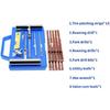22Pcs Tire Repair Kit, Heavy Duty Tire Plug Kit, Heavy Duty Tire Repair Tools & Tire Repair Set For Car, Truck, ATV, RV, SUV,Lawn