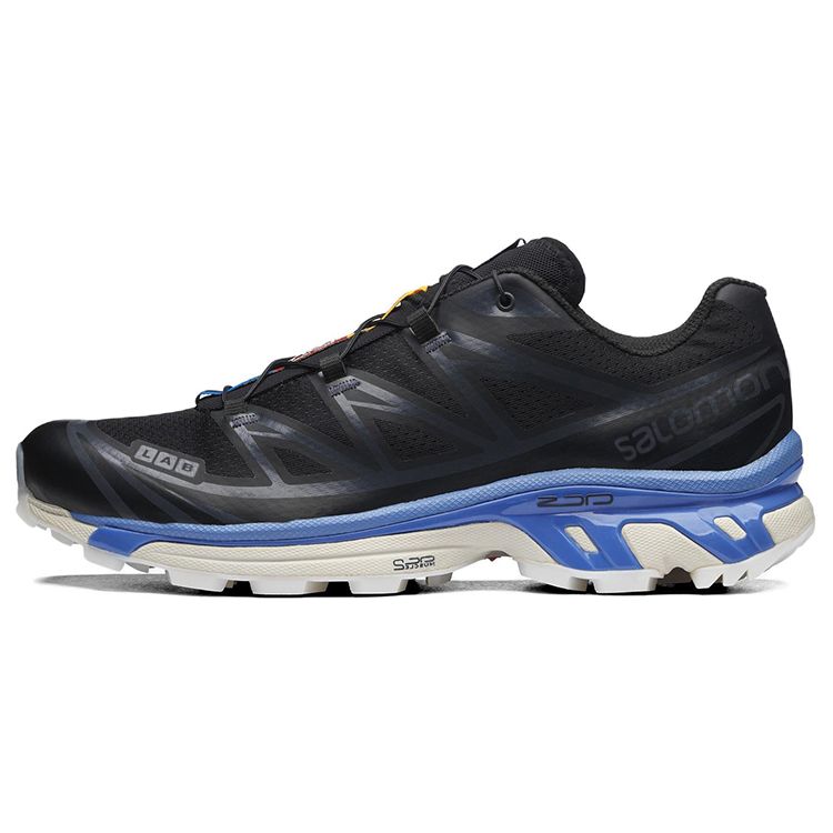 SALOMON XT-6 Clear Comfortable Fabric Durable Low-Top Casual Running Shoes Unisex Sneakers Black 416409