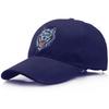 Head Blue Wolf Pattern Embroidered Baseball Caps Outdoor Sports Casual Hats