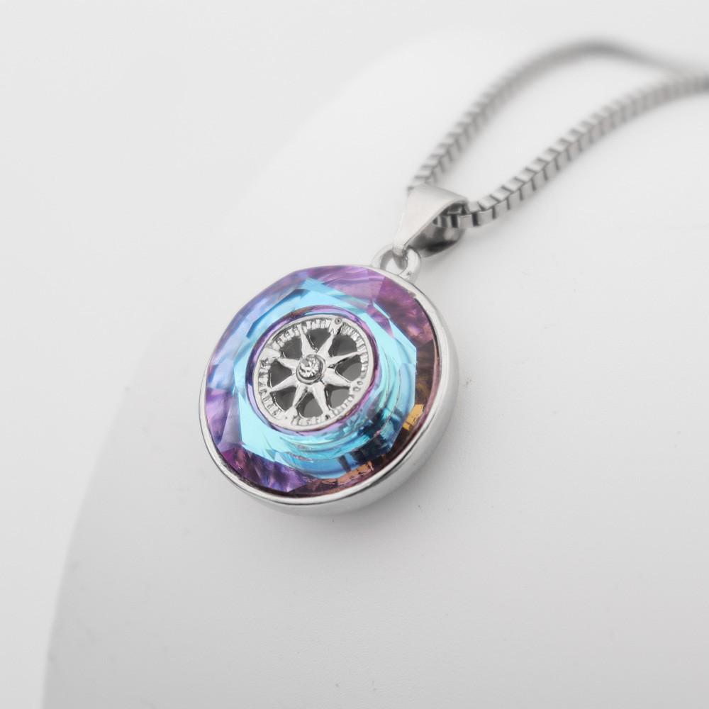 New Fashion Compass Men and Women Hip Hop Versatile Clavicle Chain Pendant Necklace