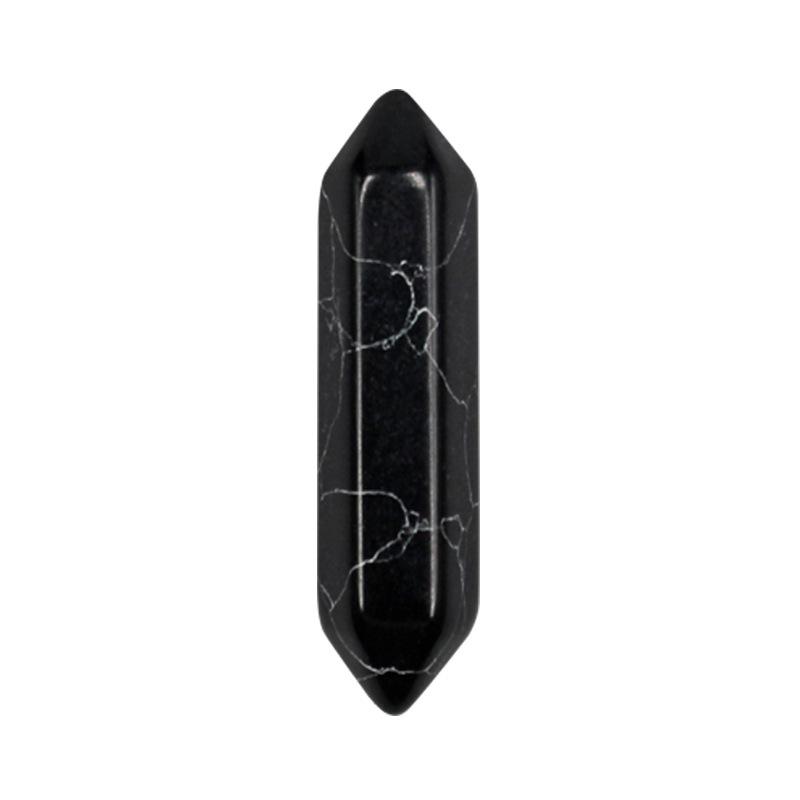 Hexagonal Crystal Bullet Head Yoga Stone Jewelry