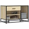 VidaXL Shoe Bench Sonoma Oak Engineered Wood and Metal, Bench, Hallway Bench, Hallway Seat, Bench of 849225
