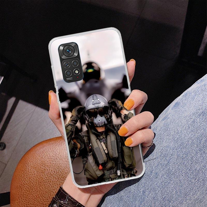 

Military Aircraft Warship Fighter Phone Case For Xiaomi Redmi Note 15 14 13 12S 12 11 Pro Plus 14S 11S 11E 10 10S 11T 5G Persona Redmi Note 12 Pro 4G