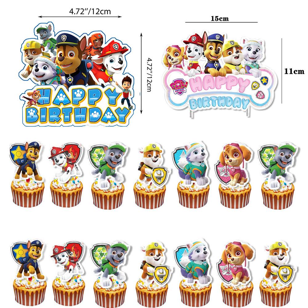Discover Intime Unisex Kids Paw Patrol Cake Topper Skye Birth Date Decoration Paw Patrol Theme Birth Date Celebration Decoration Children Celebration Supplies Infant Shower