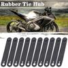10pcs Motorcycle Rubber Cable Ties Electric Vehicle Binding Handle Fixed Direction Wiring Tape Line Harness Arrangement Hub M7a2