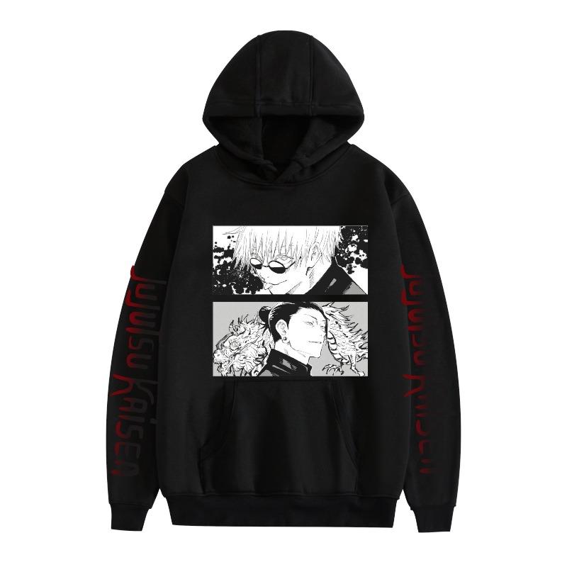 Jujutsu Kaisen Gojo Satoru Mikiny Pánská Móda Mikiny s Dlouhým Rukávem Dámské Ležérní Harajuku Streetwear Pulovry Sudaderas