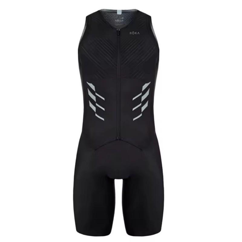 Mens Triathlon Sleeveless Cycling Bodysuit Road