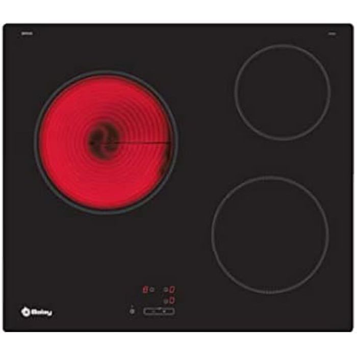 Plaque vitrocéramique - BALAY - 3EB764EN - Noir - Verre - Intérieur