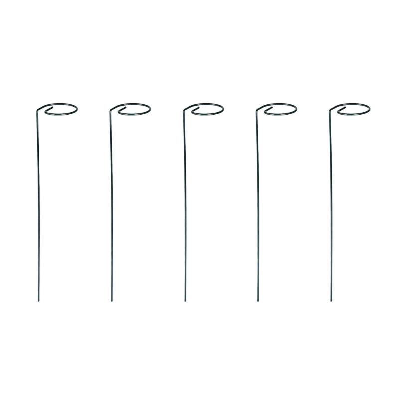Set Of 5 Rustproof Iron Tomato Stakes Twisted/Vertical Design Plant Support Holder Climbing Stand For Climbing Vegetable
