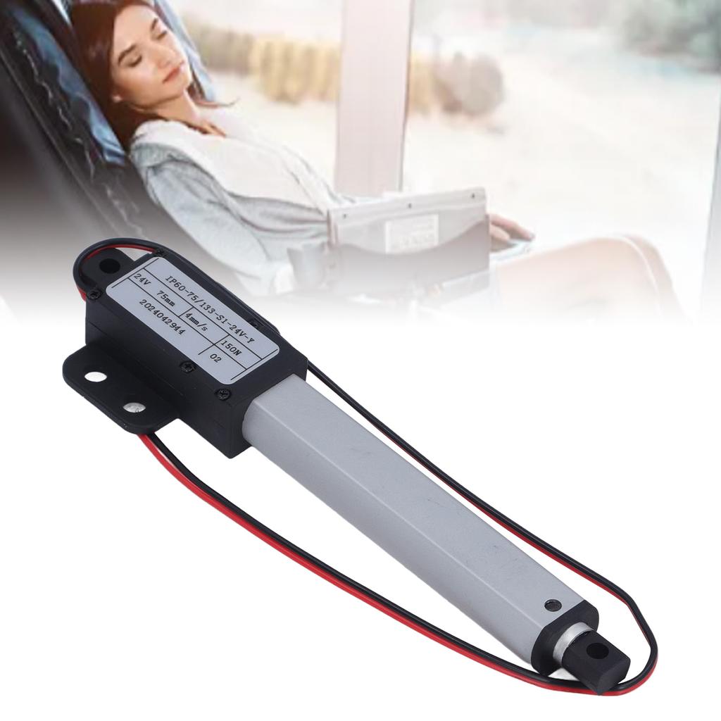 Electric Mini Linear Actuator Telescopic Small Motion Actuator 150N 75mm Stroke DC24V 4mm/s for Robo