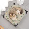 Detachable Pet Camping Bed Comfortable Cat Sofa Bed Cat Lounger Pet Cool Nest  Outdoor Camping