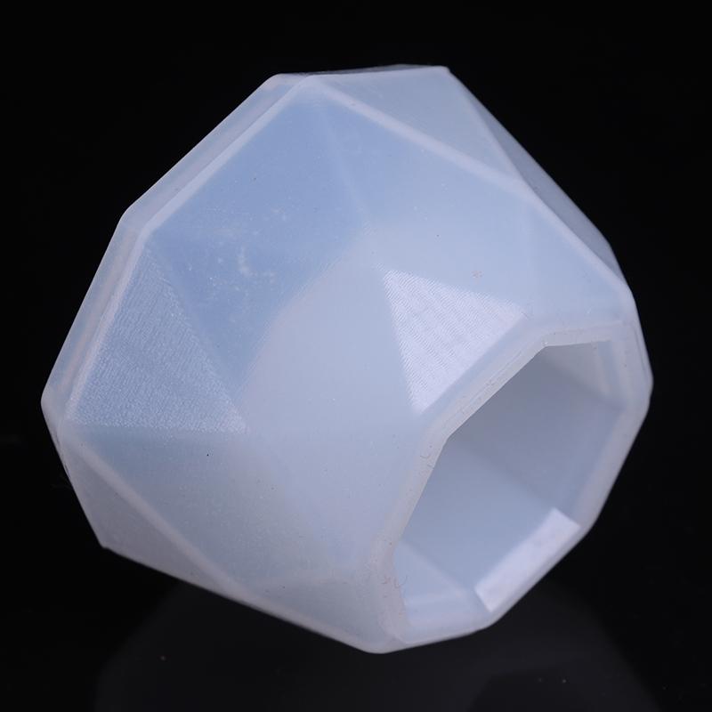 Geometric Diamond Shaped Surface Succulent Plant Flower Pot Silicone Mold