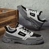 Schuhe für Herren Atmungsaktive Arbeitsschuhe Hochwertige Luxus-Designer-Sneaker Trend Vielseitige Lederschuhe für Herren Zapatos Hombre