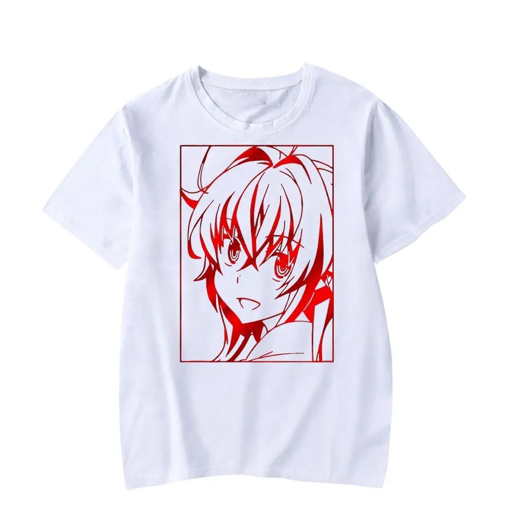 High School DxD Rias Gomori T-shirts and Accessories Cosplay Unisex Fashion Casual Crew Neck Short Sleeve Street Style Gifts